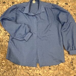 Blue Button-Up Shirt